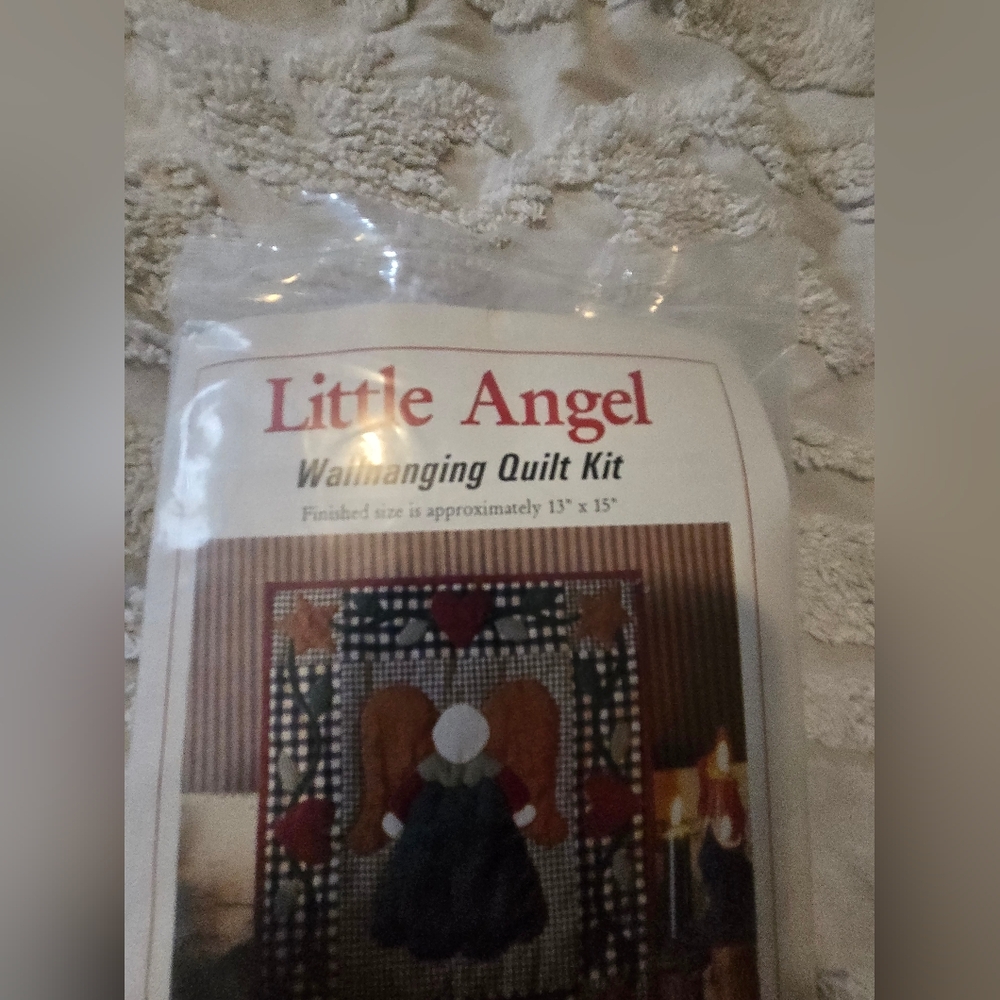 Little Angel Wallhanging Quilt Kit NIP NOS Rachel's Of Greenfield - Picture 2 of 4